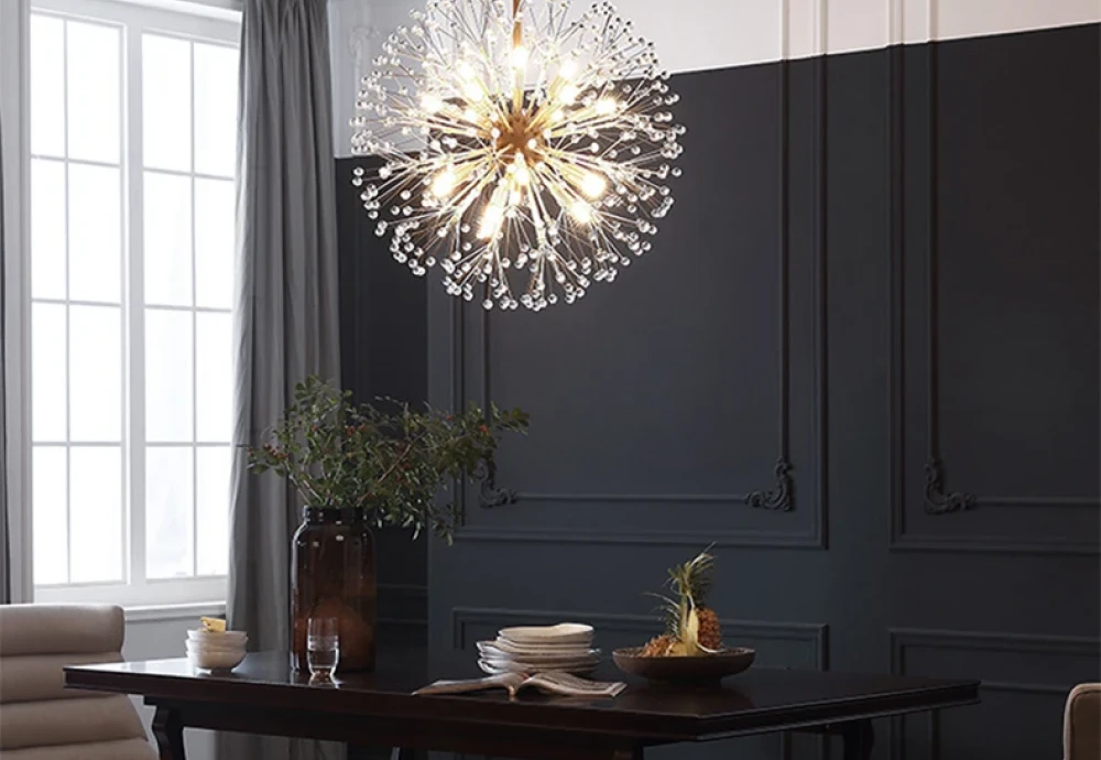 modern crystal flower chandelier